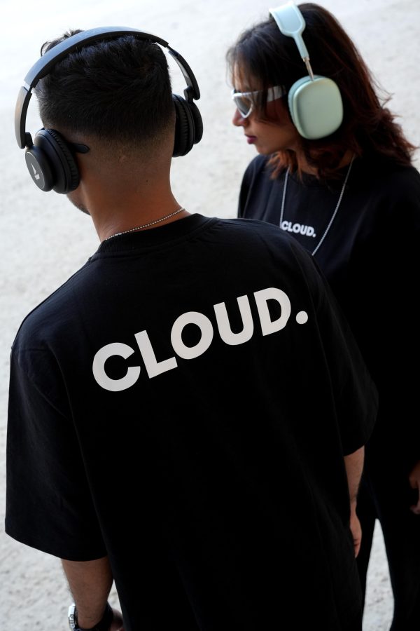 Black CLOUD. T-Shirt - Image 4