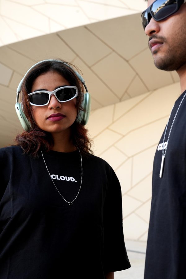 Black CLOUD. T-Shirt - Image 2